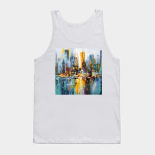 The first snow in the metropolis Tank Top